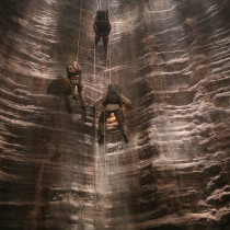 ROPE CLIMBING WALL set - Filming - Wall 38 ft hight