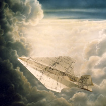 Aerospace Magazine 1989 - Painting for photo shoot