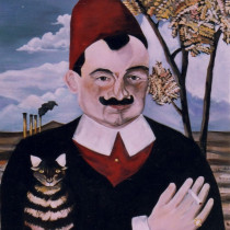 Matusalem Feature Film 1993 - Replication of a portrait of Pierre Loti painted by «Douanier Rousseau», the colour palette is of course different