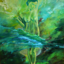 Spa La Source 2005 - Painting for the Spa lobby